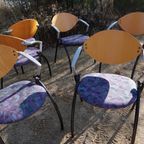 Set Van 6 Vepa Alpine Vergaderstoelen, Eetkamerstoelen, Stapelbaar thumbnail 4