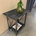 Vintage Brocante Metalen Sidetable / Tuintafel thumbnail 4