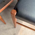 4 Pastoe Teak Skai Eetkamerstoelen Sa10 Cees Braakman thumbnail 12