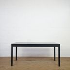 Black Lacquered Minimalist Dining Table By Martin Visser For Spectrum thumbnail 2