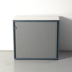 Ahrend Roldeurkast, Blauw, 74 X 80Cm, Incl. 1 Legbord thumbnail 2