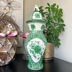 Dekselvaas Delft Holland 414 Green Vintage thumbnail 5