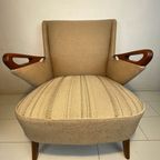 Vintage Deens Design Fauteuil. Chresten Findahl Brodersen - Zeldzaam thumbnail 10