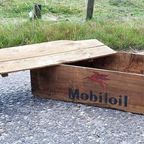 Houten Transport Kist, Transportkist, Krat Mobiloil️⛽️ thumbnail 4