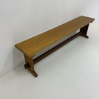 Vintage Solid Wooden Bench , 1970’S thumbnail 18