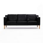 Leather Sofa Produced By Hurup Møbelfabrik, Denmark 1970S. thumbnail 7