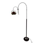 Dijkstra - Rare Model - Space Age Design / Mcm Floor Lamp With Two Arcs - Smoked Acrylic thumbnail 4