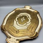 Florentijns Vintage Dienblad Creme/goud Groot thumbnail 7