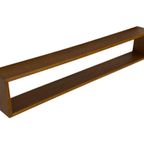 Vintage Wandplank Zwevend Jaren 50 Eiken Fineer thumbnail 13