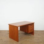 Solid Teak Desk By Niels Bach thumbnail 2