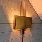 Messing Wandlamp, Hollywood Regency-Stijl, 1970 thumbnail 10