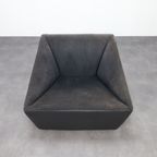 Postmodern Leather Armchair On Wheels By Cor thumbnail 10