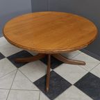 Round Wood Coffee Table 1960S thumbnail 6