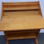 Vintage Berken Secretaire Door Cor Alons Voor Gouda Den Boer, 1950 thumbnail 3