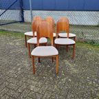 Set Van 6 Eetkamerstoelen - Ole Wanscher Voor Pj Denmark thumbnail 6