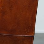 Karaktervolle Schapenleren Oorfauteuil/ Armchair Met Een Tijdloos Design En Zwarte Biezen thumbnail 12
