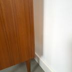 Teak Fineer Dressoir Barkast Met Lades En Klepdeuren thumbnail 15