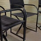 4 Vintage Illo Director's Stoelen, Niels Gammelgaard thumbnail 12