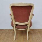 Brocante Vintage Gobelin Queen Ann Stoeltje, Fauteuiltje 01 thumbnail 4