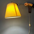 Vintage Mid Century Wandlamp / Houten Lamp thumbnail 6