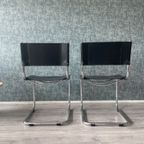 2X Mart Stam S33 Cantilever Chairs For Fasem, Ca80S thumbnail 5