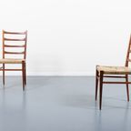 1960’S Pair Of Italian Modern Architectural Chairs / Eetkamerstoelen thumbnail 7