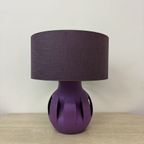 Purple Ceramic Table Lamp , 1970S thumbnail 8