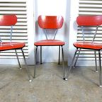 Prachtige Vintage Retro Formica Stoelen thumbnail 4