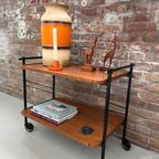 Mid Century Houten Trolly, Vintage Design Serveerwagen Uit Duitsland thumbnail 14