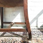 Antieke Modernisme Stoel / Spaanse Art Nouveau Stoel (ca1890) / Modernismo Chair thumbnail 13