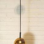 Vintage Design Gouden Hanglamp, Vrieland (?) thumbnail 4