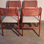 4 Vintage Topform Eetkamerstoelen. thumbnail 4