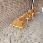 Jacob Kielland Brandt Set Van 3 Vintage Stoelen thumbnail 10