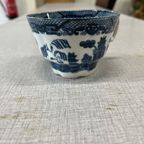 Vintage Compleet 12delig Koffieservies In Old Willow Stijl thumbnail 12