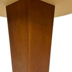 Vintage Bijzettafel Art Deco Stijl Jaren 80 Hout Taletje thumbnail 17