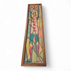 Chalk Drawing / 1960s / Height 80 Cm thumbnail 4