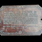 Plaquette - Deurplaatje - Mme Yvette Coquelot - 2E Kwart 20E Eeuw thumbnail 2