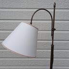 Staande Lamp - Vloerlamp - Klassiek - Leeslamp - Metaal/Stof thumbnail 3
