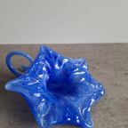 Glasblaaskunst Blauwe Bloem thumbnail 2