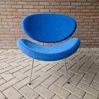 Retro Fauteuil Design Stoel Blauwe Fauteuil thumbnail 5