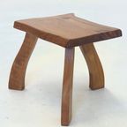 Vintage Brutalist Mini Boomstam Bijzettafel thumbnail 8
