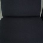 Set Van 2 Zwarte Vintage Design Fauteuils Van Pierre Paulin Voor Artifort Concorde Model F780 thumbnail 7