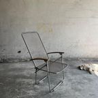 2 Vintage Aluminium Wirefolding Chairs thumbnail 15