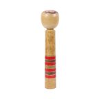 Grote Kokeshi Pop Xl Formaat Handgeschilderd Hout Japan Showa 48cm thumbnail 3