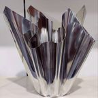 Dutch Rvs Tulip Vase By Martin Bruhl thumbnail 2