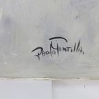 Abstract Schilderij - Paolo Gentilla, 1970S thumbnail 5