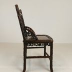 Antieke Chinese Padouk Houten Stoel thumbnail 3