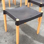 6 Vintage Strax Stoelen, Hartmut Lohmeyer Voor Casala thumbnail 12