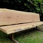 Prachtige Boomstam Tuinbank 220 Cm thumbnail 4