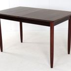 Palissander Verlengbare Vintage Eetkamertafel Tafel 'hasselt' Vintage thumbnail 2